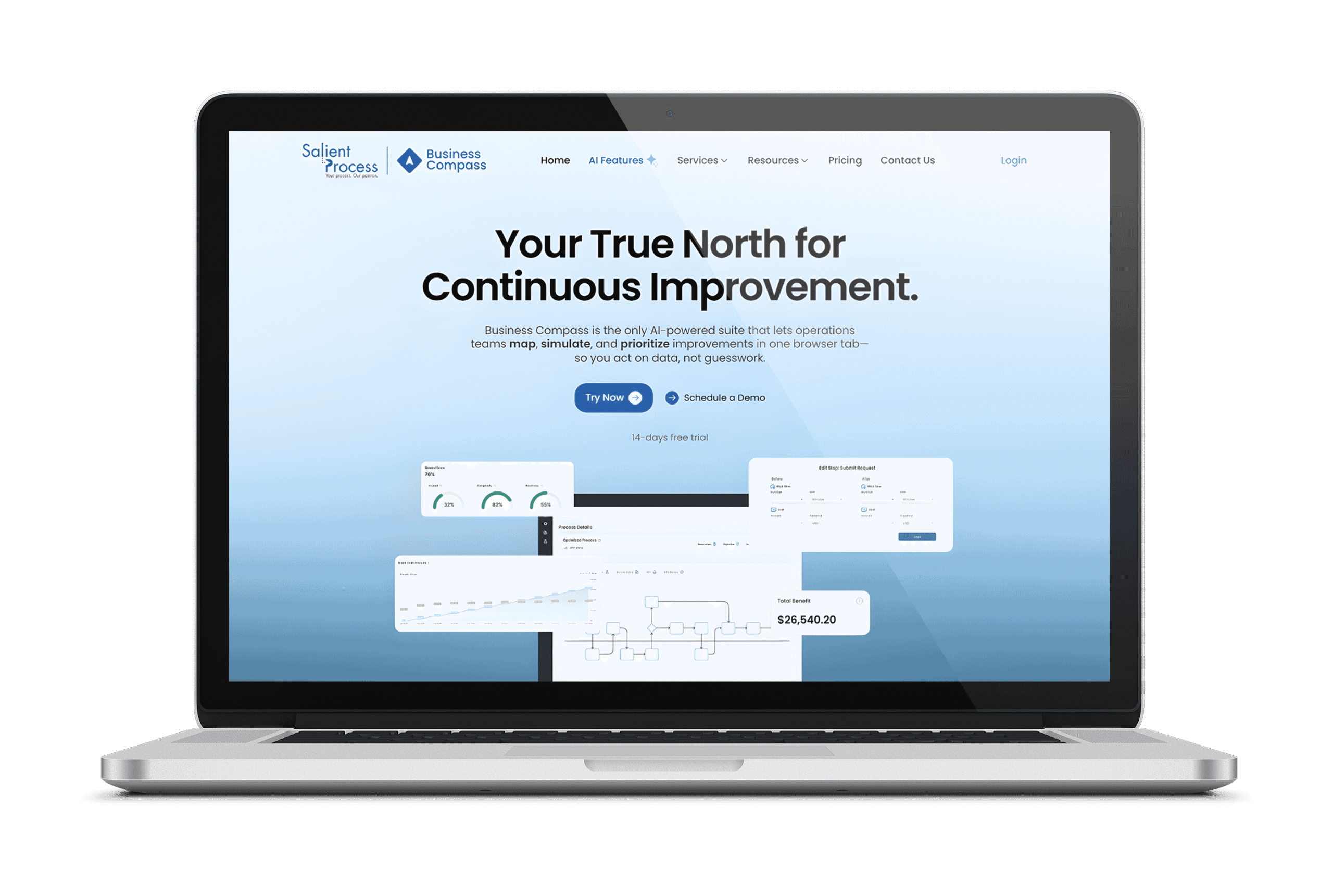 Business process illustration