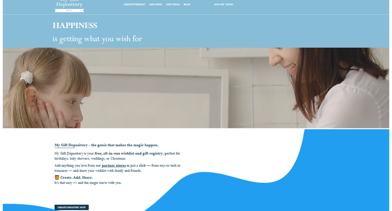 My Gift Depository case study banner