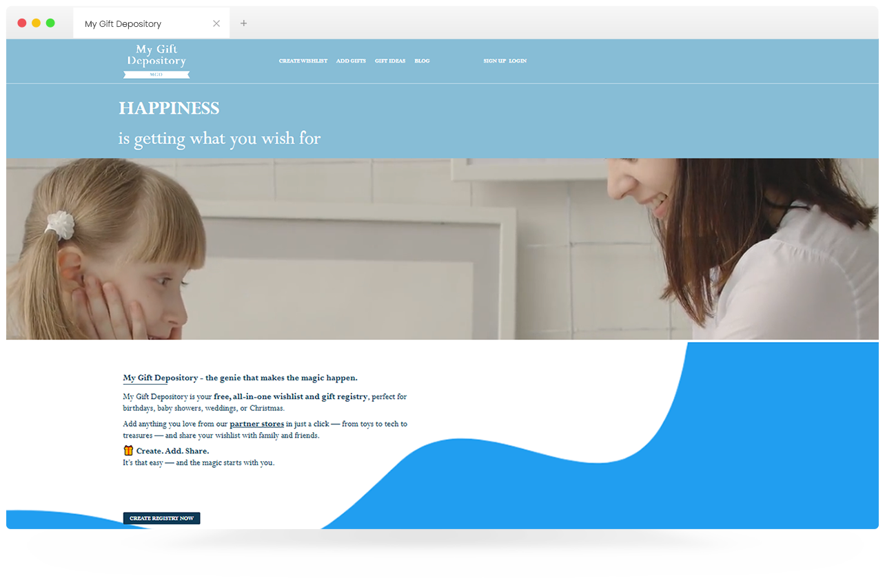 My Gift Depository case study banner