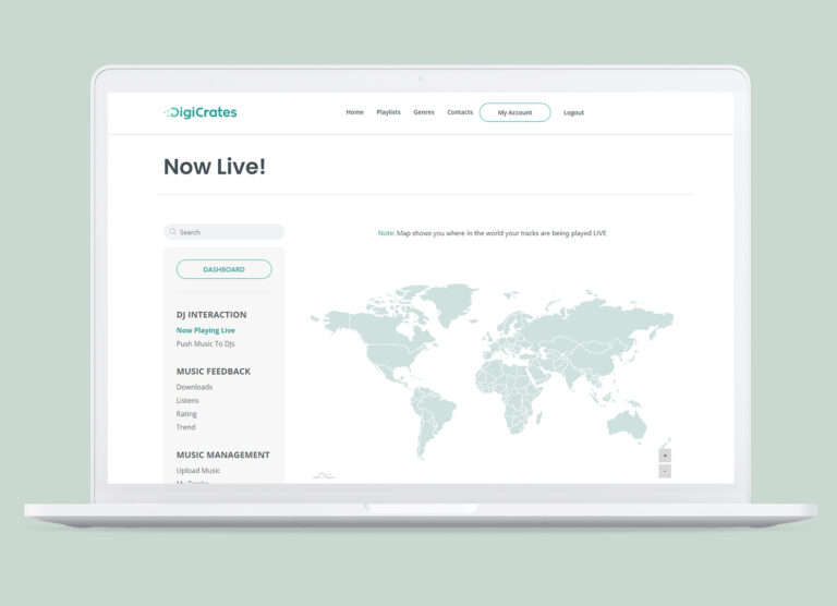 DigiCrates portfolio project