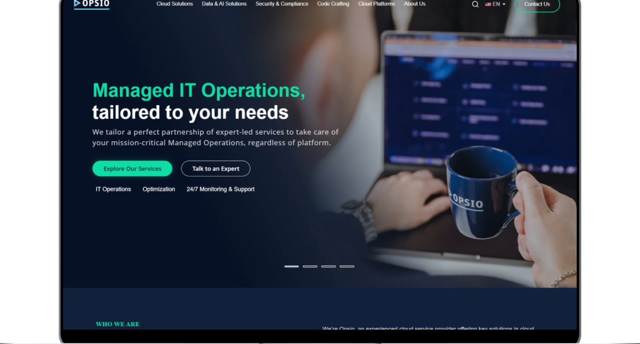 Cloud and IT operations illustration