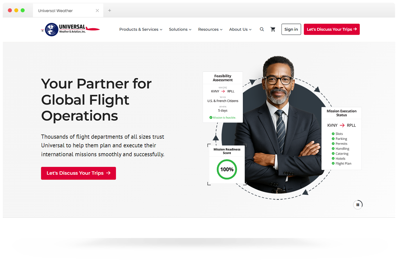 Universal Weather case study image