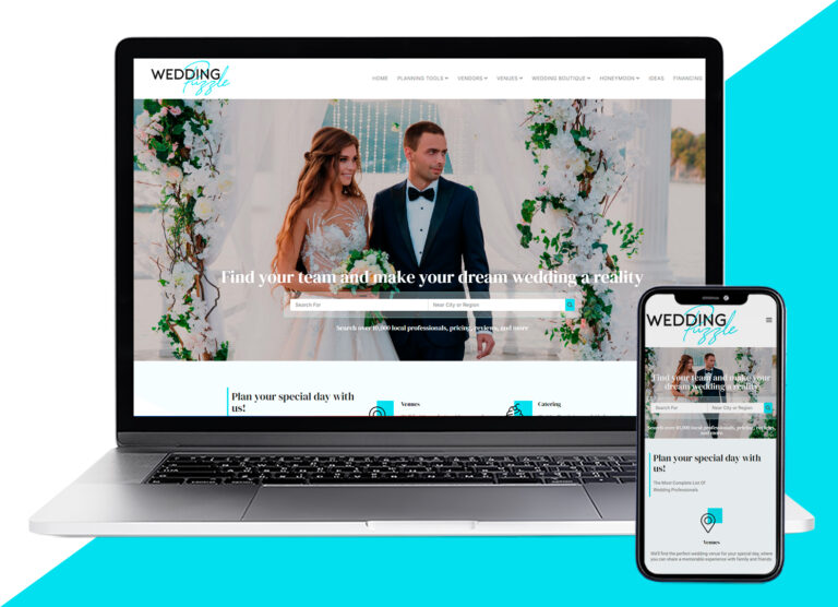 Wedding Puzzle portfolio project