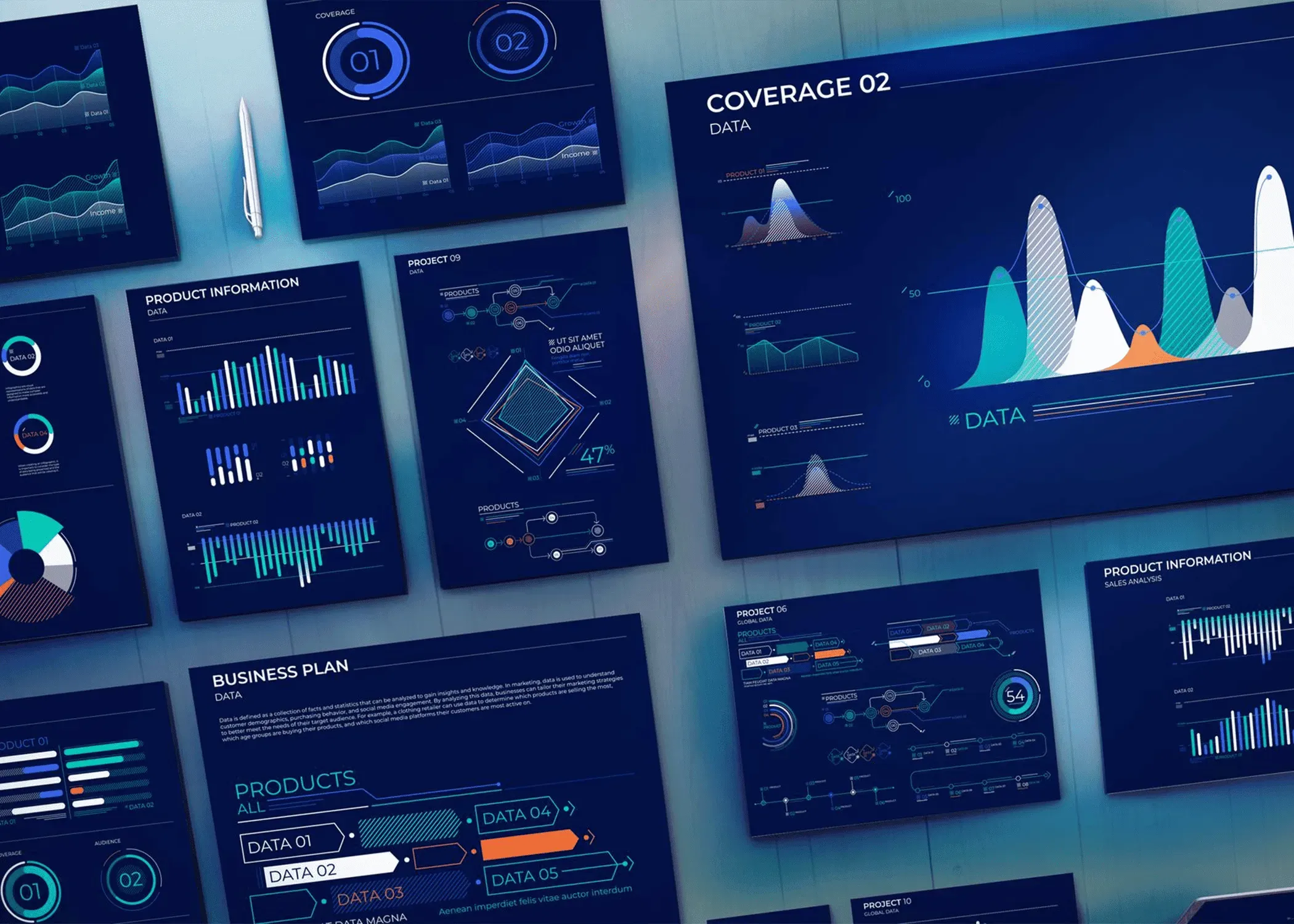 Data presentation and dashboard services